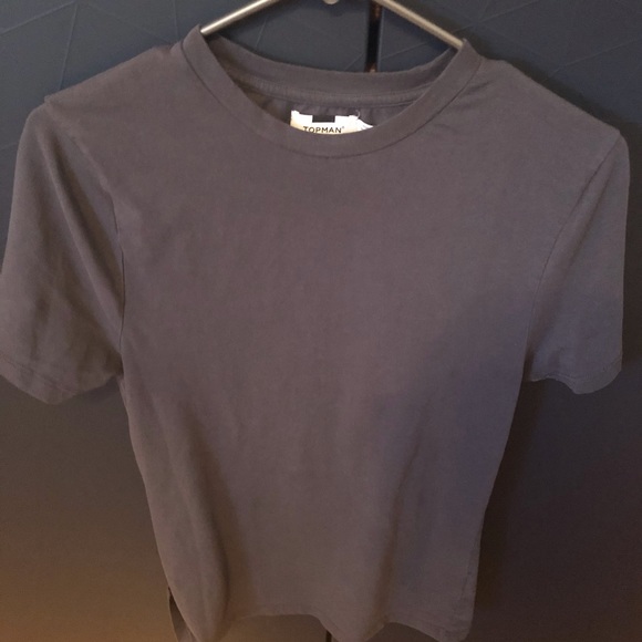TOPMAN grey T-shirt size small - Picture 3 of 4